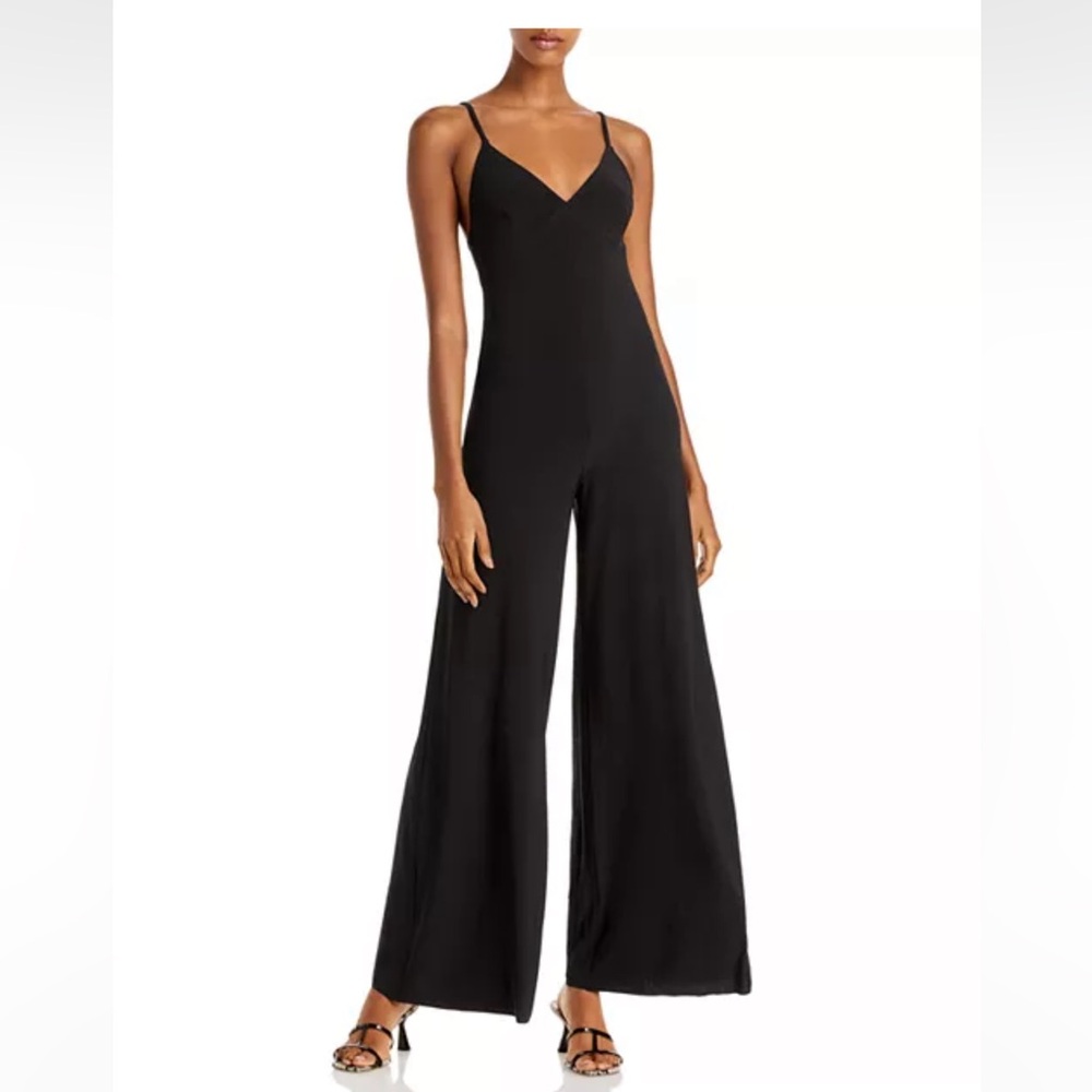 Norma Kamali Slip Jumpsuit in Black, XS